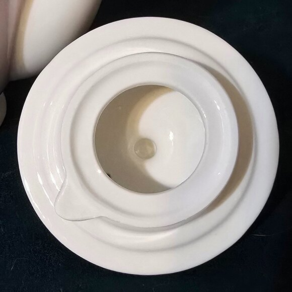 Gracie Stechcol Pink and White Floral Teapot and Creamer - Picture 7 of 8